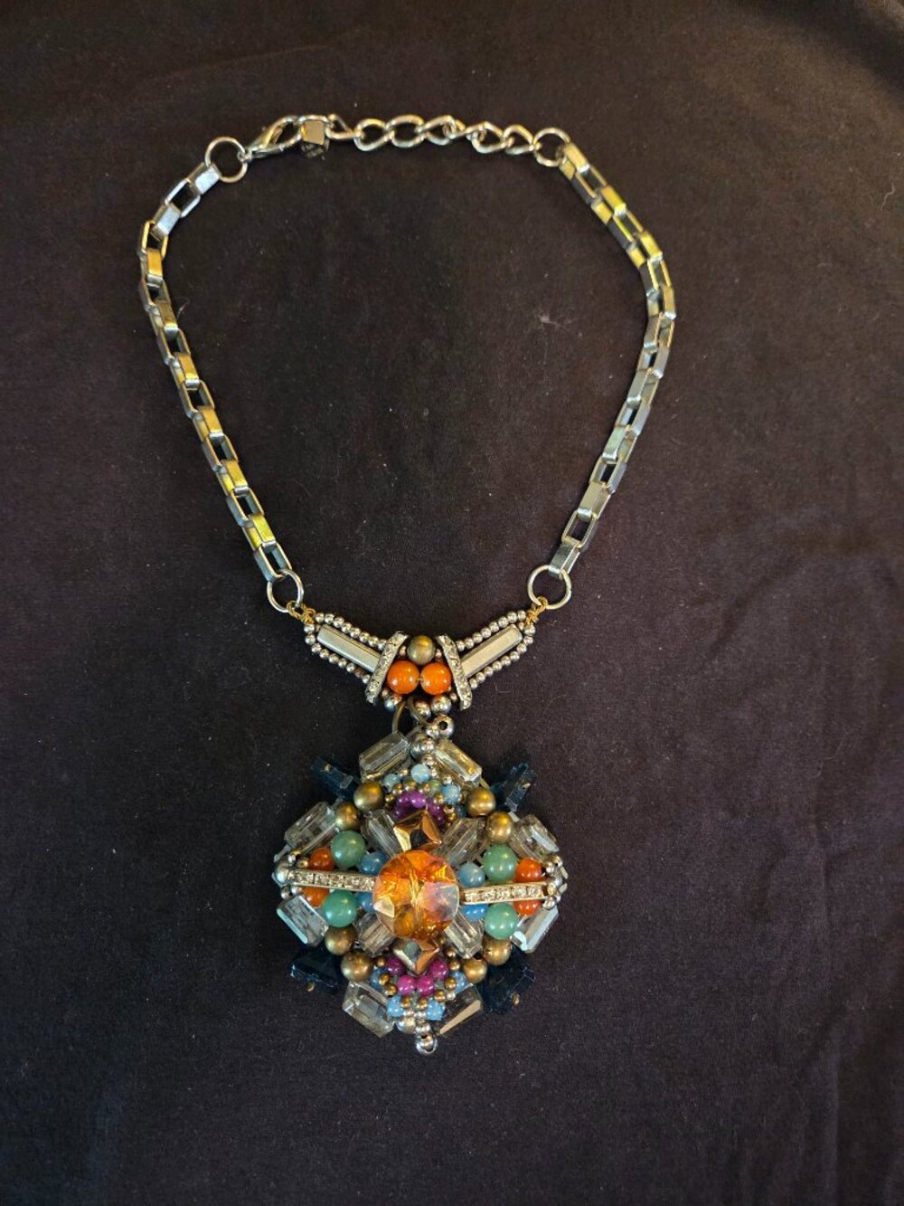 Anthropologie Pam Hiran Chunky Pendant Necklace